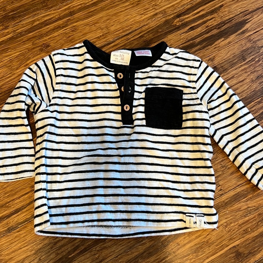 Zara Stripes long sleeve top